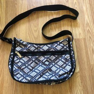 LeSportsac Crossbody Bag black white